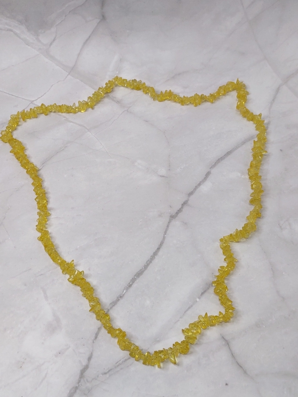 Artisan Crafted Lemon Quartz Nugget Necklace